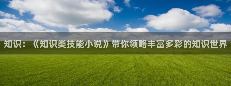 网红同人小说：知识：《知识类技能小说》带你领略丰富多彩的知识世界